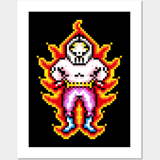 Fire Wrestler Posters and Art